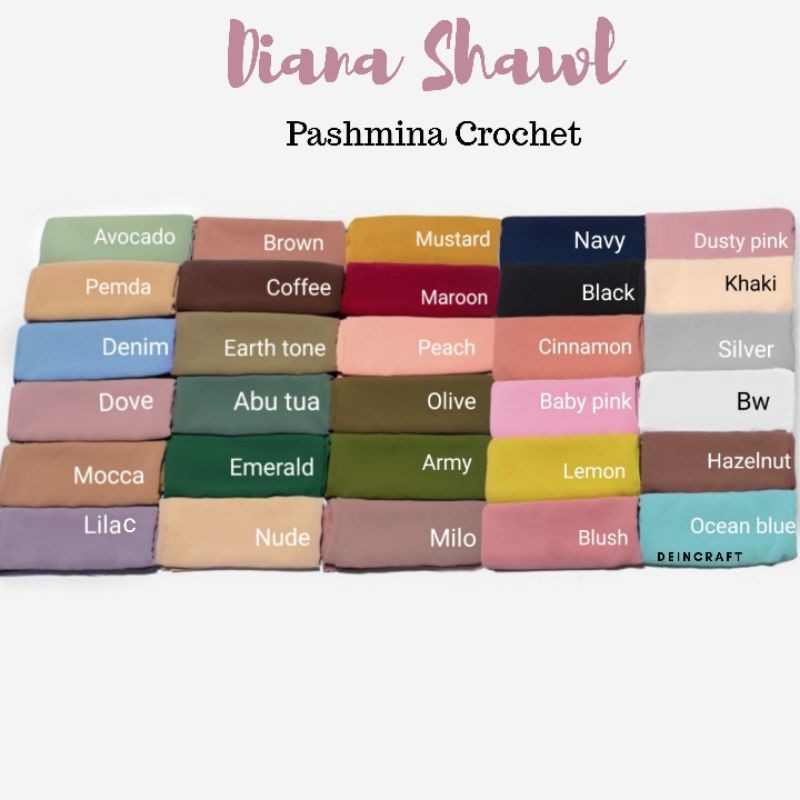 Diana shawl (Pashmina ceruty crochet) PART 1