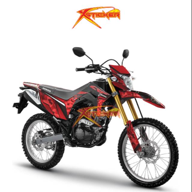 Decal Honda CRF 150 Red Army