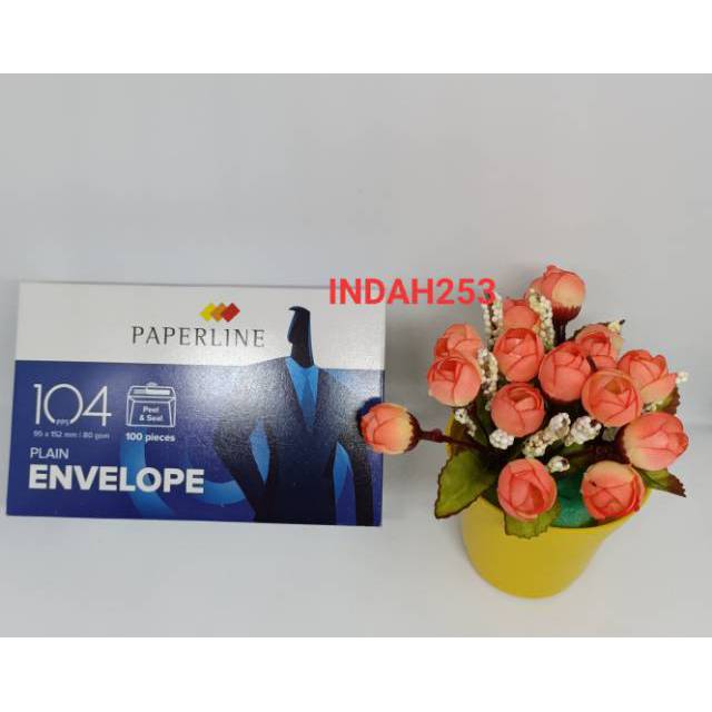 AMPLOP PAPERLINE 104 ISI 100 PIECES