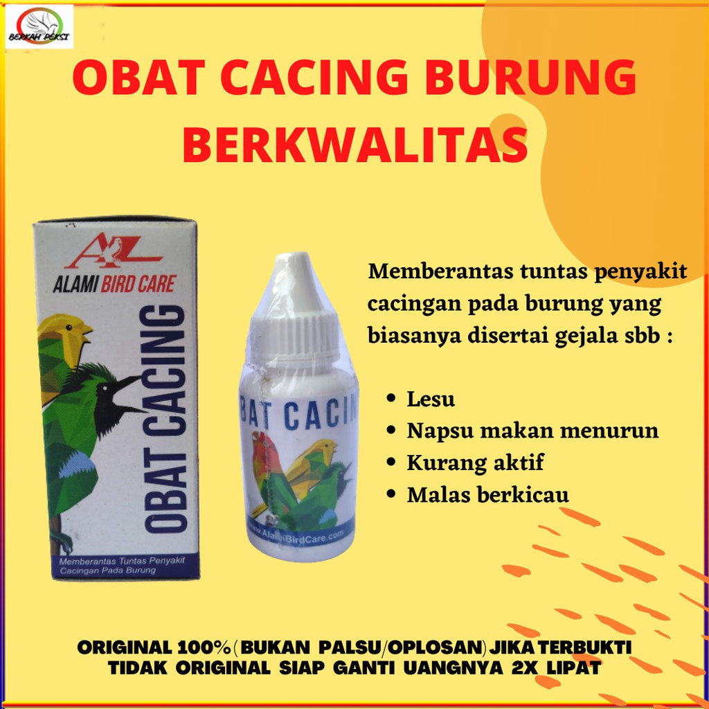 Obat Cacing Cair Ampuh Segala Burung Sakit Cacing Cacingan Lesu Malas Berkicau Nafsu Makan Berkurang Shopee Indonesia