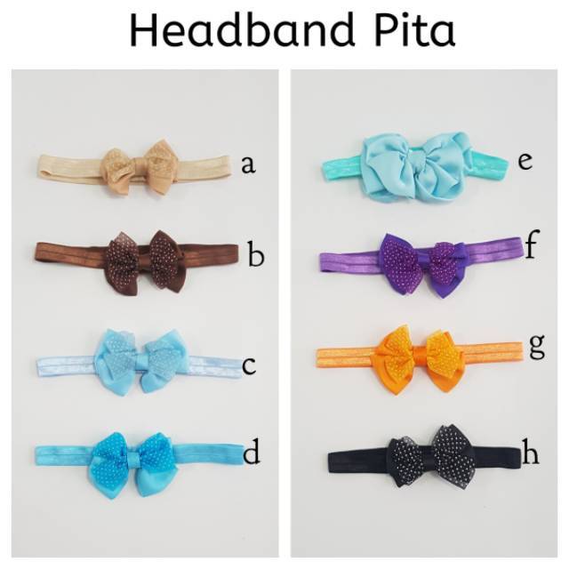 Bando Bayi/Bandana Bayi - Headband Pita