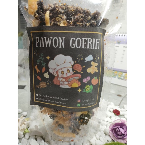 

Crispy nori with hot cracker