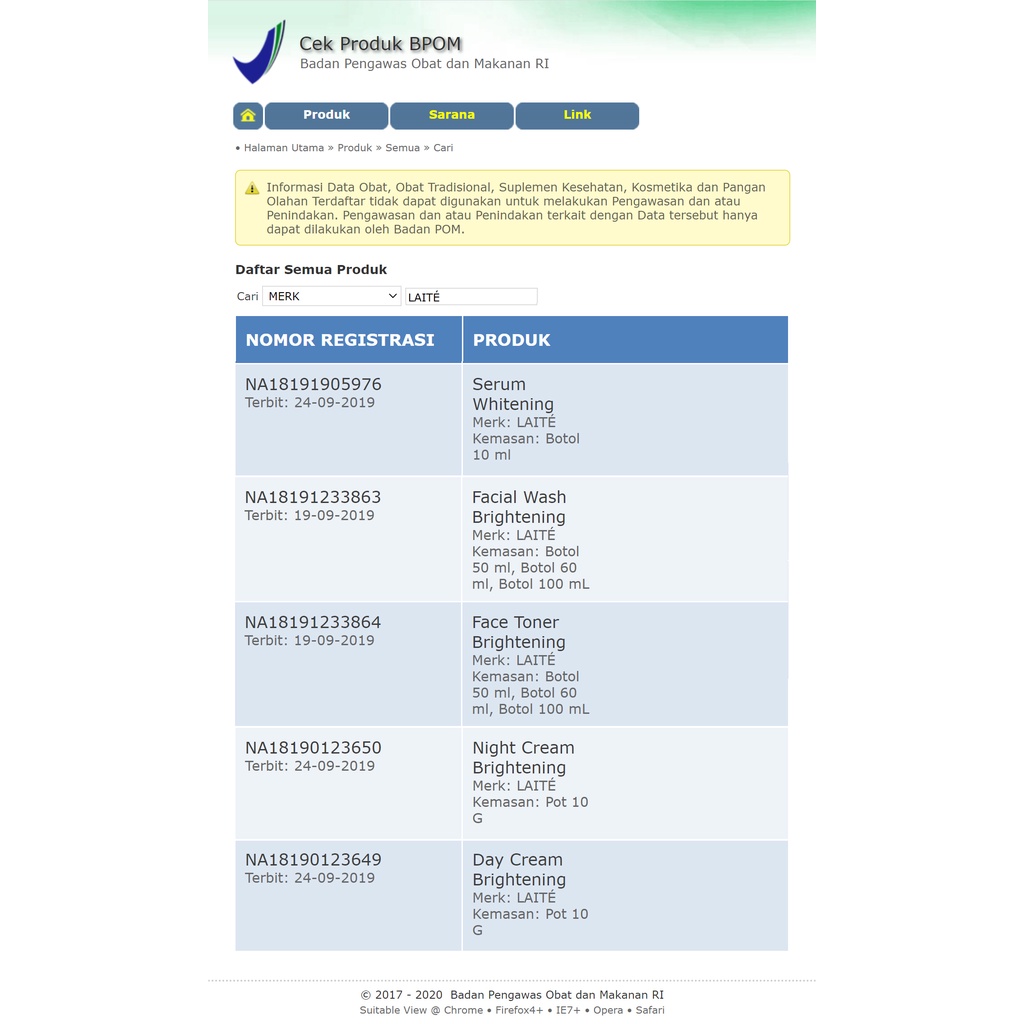 [ESTI KOSMETIK] WHITENING / BRIGHTENING SERUM LAITE SKINCARE / SERUM GLOWING / SKINCARE FORMULASI