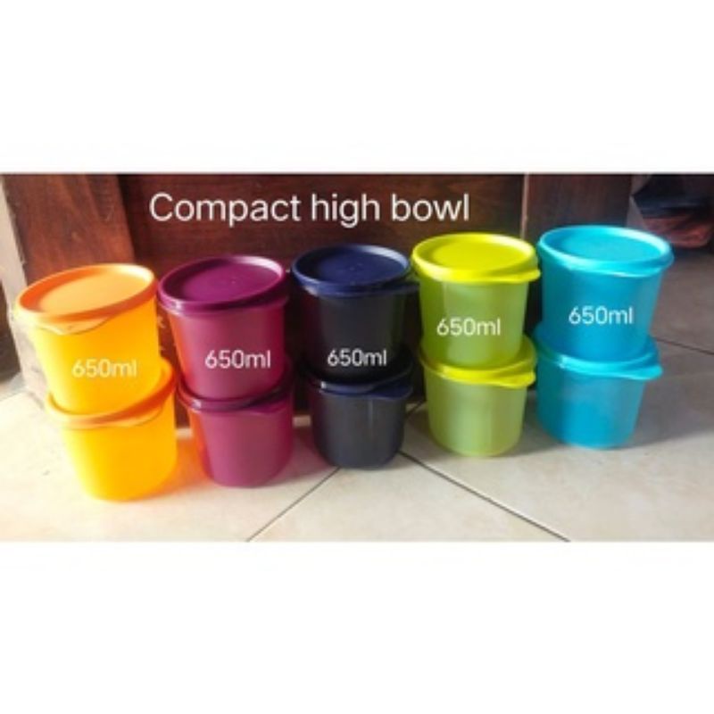compact bowl high tupperware satuan