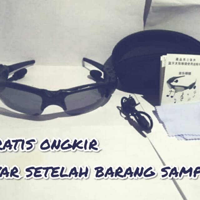 Kacamata headset mp3