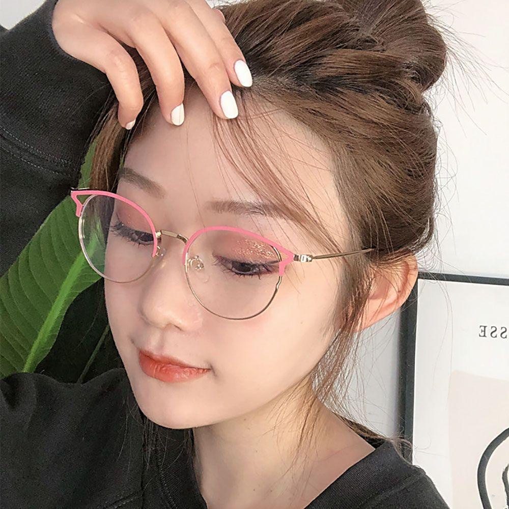 Mxbeauty Cat Eye Spectacles Kacamata Baca Fashion Wanita Anti Blue Light Pria Eyeglasses Optical Glasses