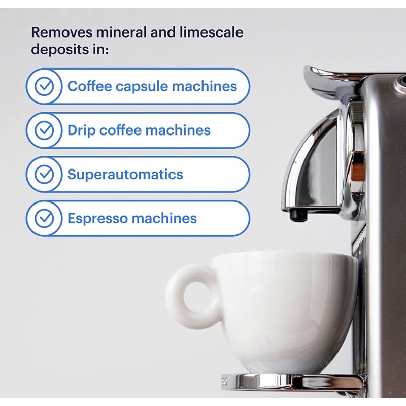 Dolce Gusto Nespresso Descaling Coffee Machine Descaler Liquid Pembersih Mesin Kopi