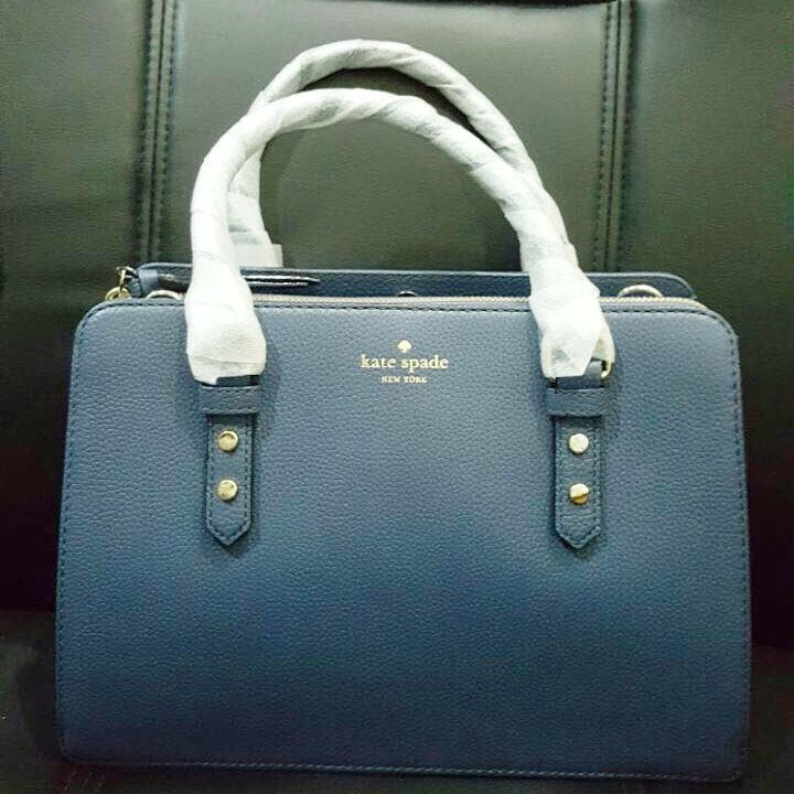 Kate Spade Lise Mulberry Street Diver blue.Bags_Branded / Tas Kate Spade Original