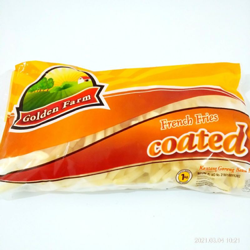 

Golden Farm French Fries Coated 1 kg