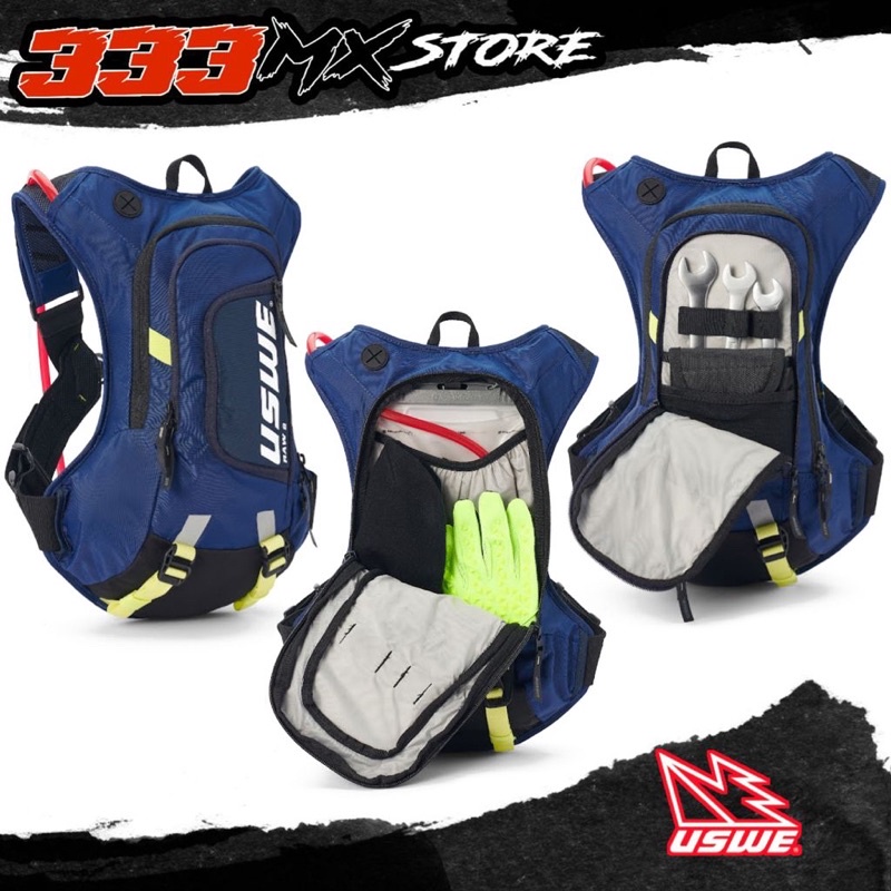 TAS USWE RAW 8 HYDROPACK USWE RAW 8 HYDRO BAG USWE RAW 8 BLUE ORI
