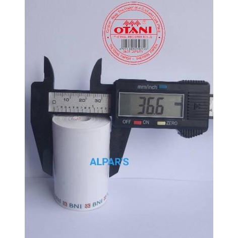 

EGFA Kertas thermal struk BNI . 57X36mm. Terbaru Kualitas Import
