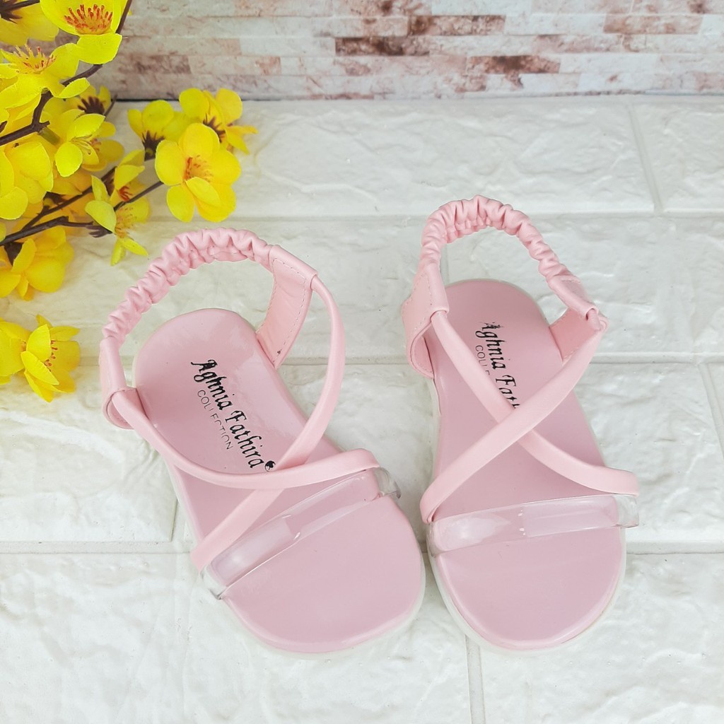 [TAMAN SEPATUKU] SEPATU TRENDY MURAH SENDAL ANAK PESTA JELLY SILANG 1 2 3 TAHUN KAX09