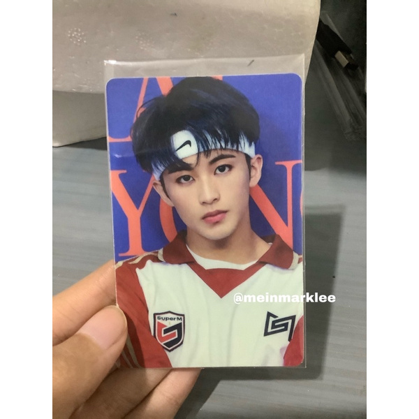 SuperM NCT Mark sticker pc photocard