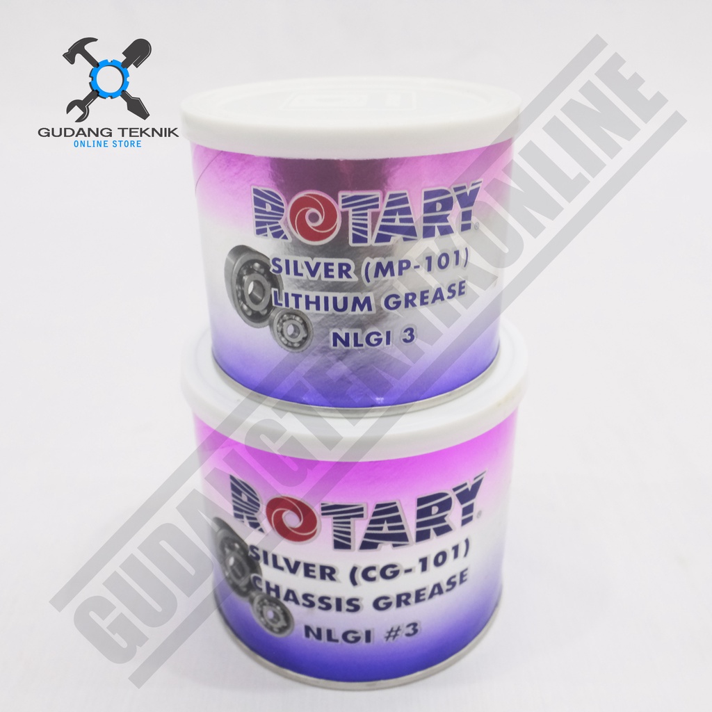 Grease ROTARY Silver CG101 250Gram 450Gram / Stempet Chasiss Grease NLGI 3 CG 101 - Gemuk Rotary Silver