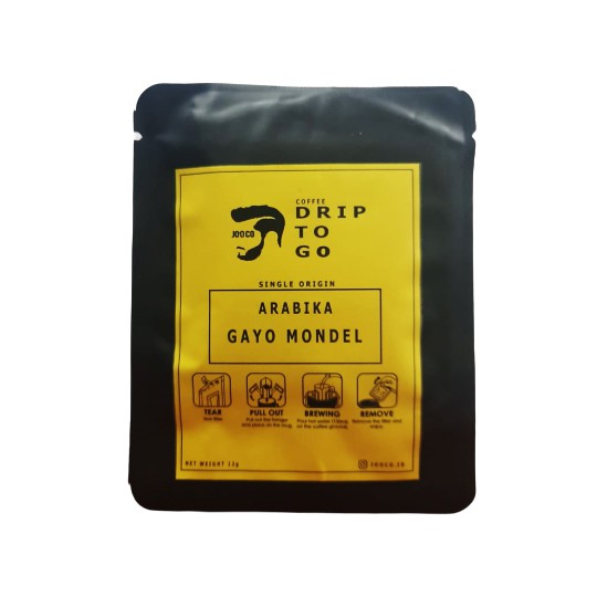

ARABIKA GAYO MONDEL - DRIP TO GO
