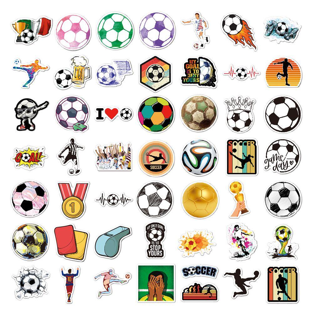 Top 100Pcs 2022stiker Piala Dunia Qatar New Water Cup Koper Graffiti Sticker