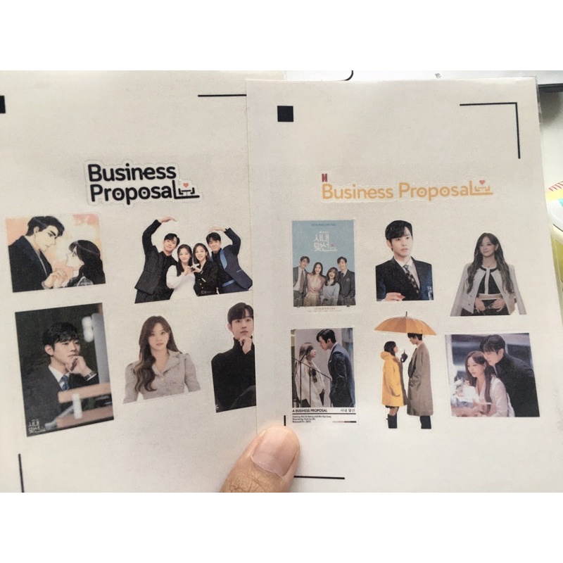 Sticker Drakor Business Proposal Stiker Kpop Journal Murah Aesthetic