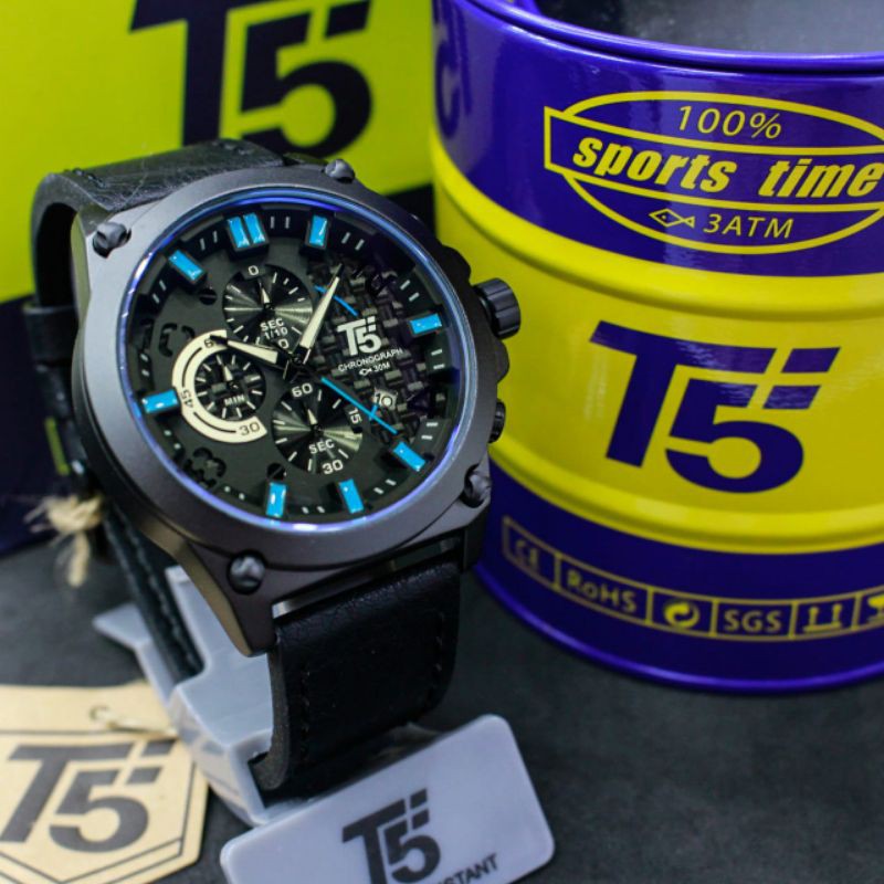 JAM TANGAN PRIA T5 H3479 CHRONOGRAPH ORIGINAL TAHAN AIR