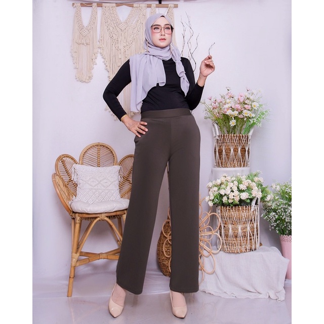 Lincois Premium Cullote - Celana Premium Kulot Wanita