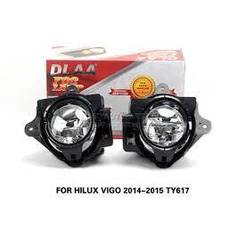 FOGLAMP / LAMPU KABUT DLAA TY617 TOYOTA HILUX VIGO 2014/ BLACK BODY