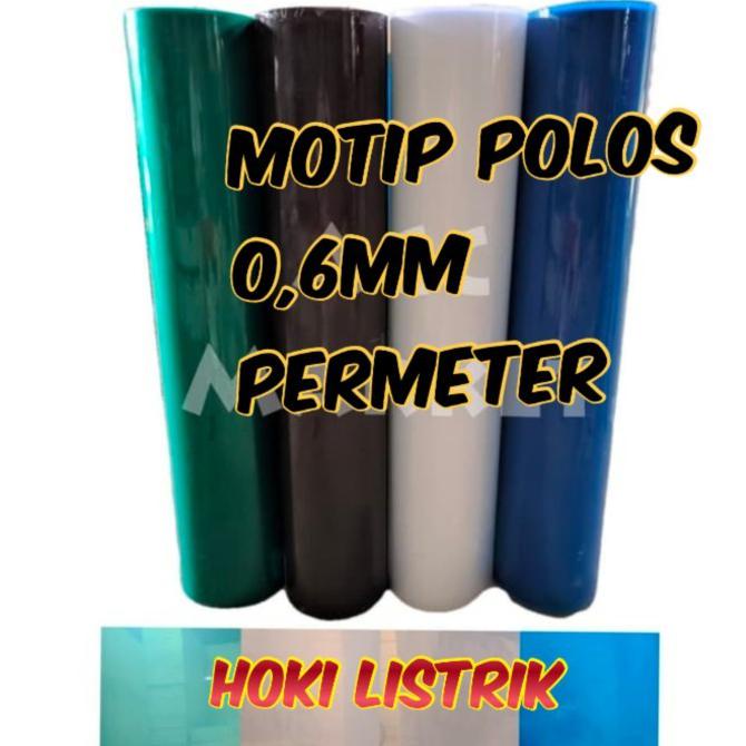 Fiber Pagar Polos / Plastik Penutup Pagar / Fiber Meteran 1Mx1M 0.6Mm