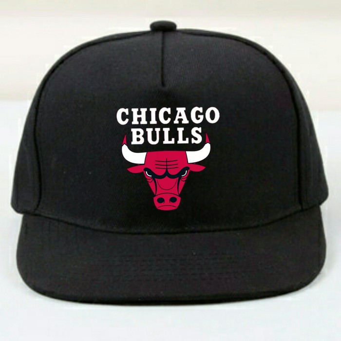 Baru Topi Snapback Snap Back Chicago Bulls Polos Custom Hat Cap Nba Basket |