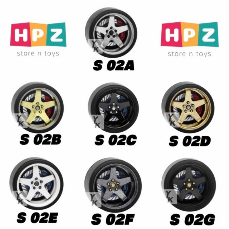 Ban Karet Hotwheels Premium Alloy Carlomo S02