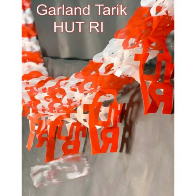 Garland HUT RI merah putih / aksesoris bendera merah putih 17 agustus / dekorasi agustusan hut RI