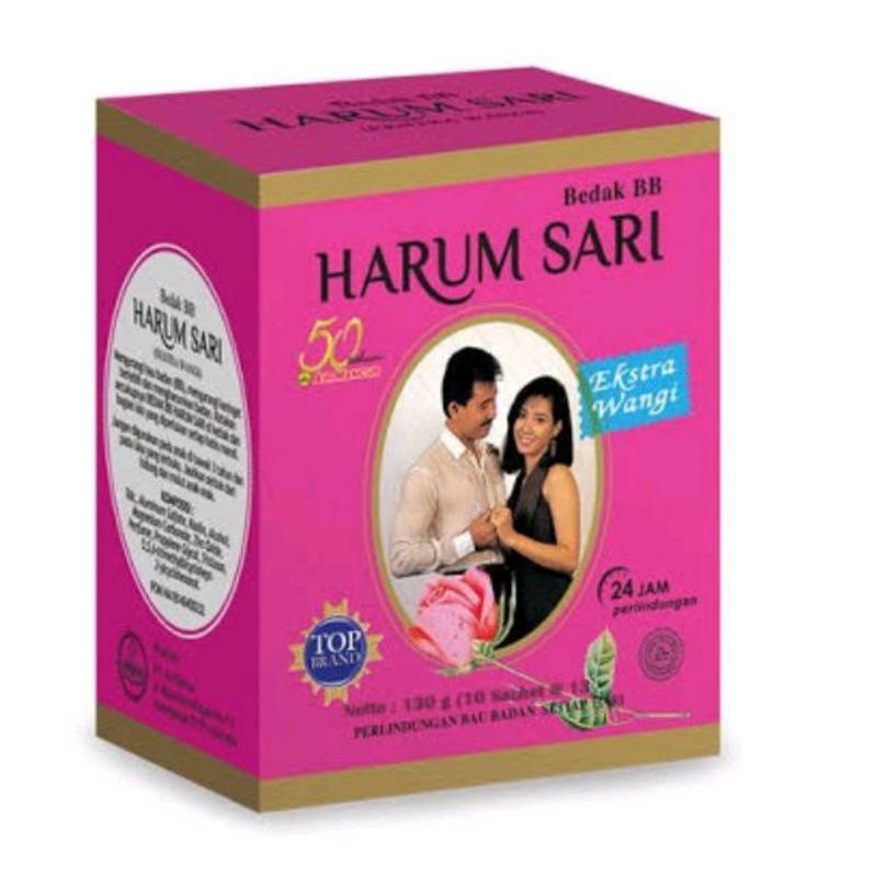 ecer 1 Sachet Bedak Tabur HARUM SARI mengurangi bau badan dan keringat / Bedak bubuk Harumsari