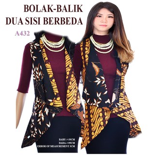 Atasan Outer  Batik  Wanita a550 Shopee Indonesia 