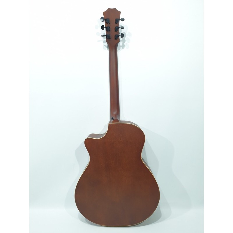 Gitar Akustik Merk Cort Warna Coklat Tua Jumbo Spruce Trusrod Senar String Murah Jakarta