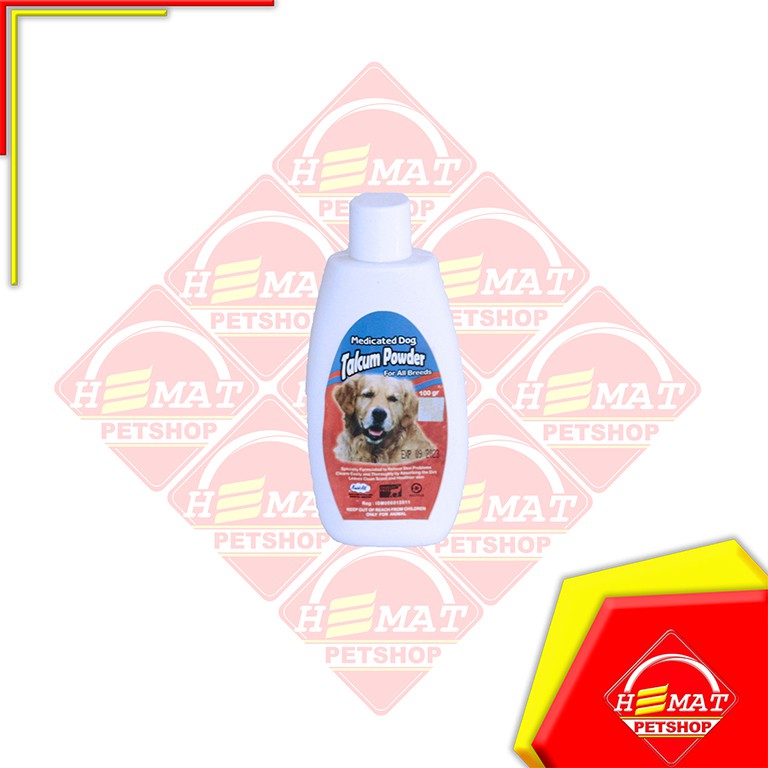 Dog Powder Medicated-FRAGRANCE-ANTI TICKS And Fleas 100GR