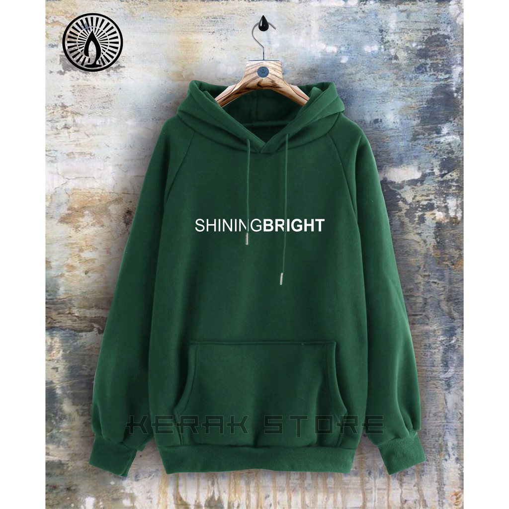 TERLARIS !! COD Jaket Sweater Hoodie Pria Distro SHININGBRIGHT Original Big Size Jumbo M - XXL