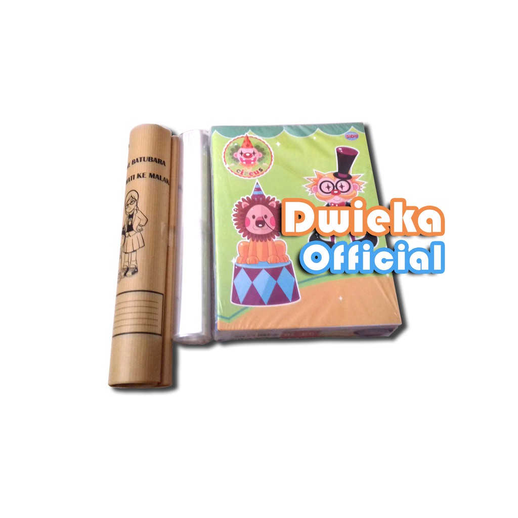 

Paket Buku Tulis Sinar Dunia Isi 58 1 Pack, Sampul Plastik, dan Sampul Coklat