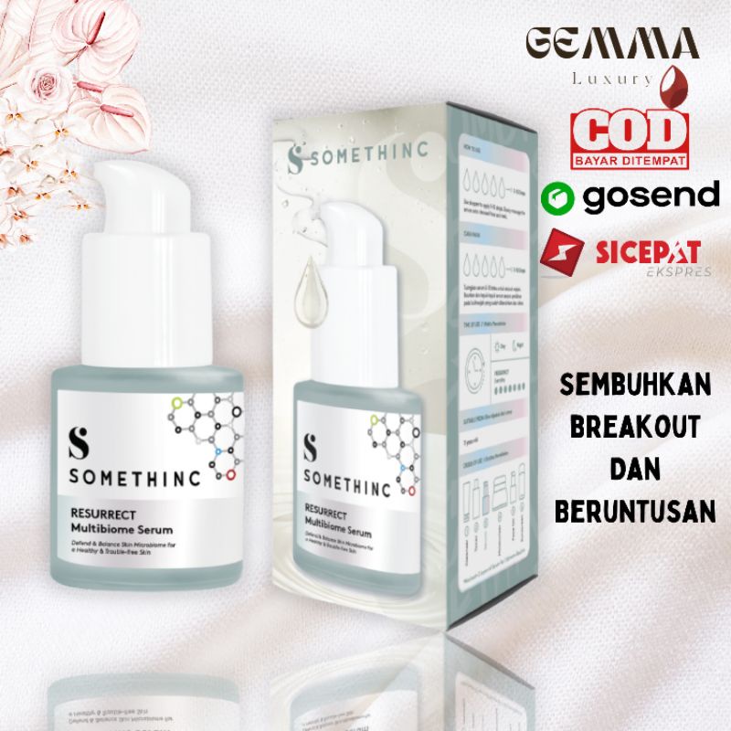 (GOSEND/COD) SOMETHINC RESURRECT MULTIBIOME SERUM 20ML - SERUM ANTI BREAKOUT JERAWAT DAN BERUNTUSAN