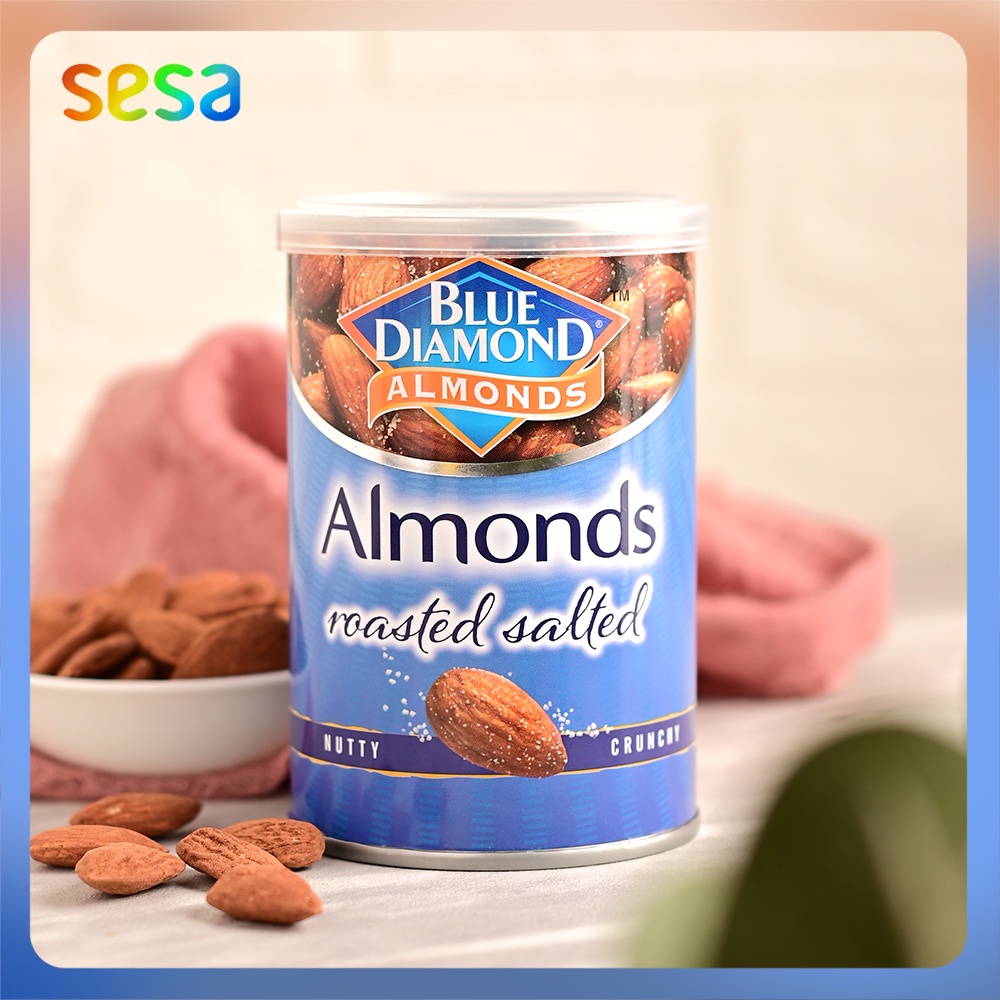 

BLUE DIAMOND Almonds Roasted Salted 130gr - Kacang Almond Snack Cemilan