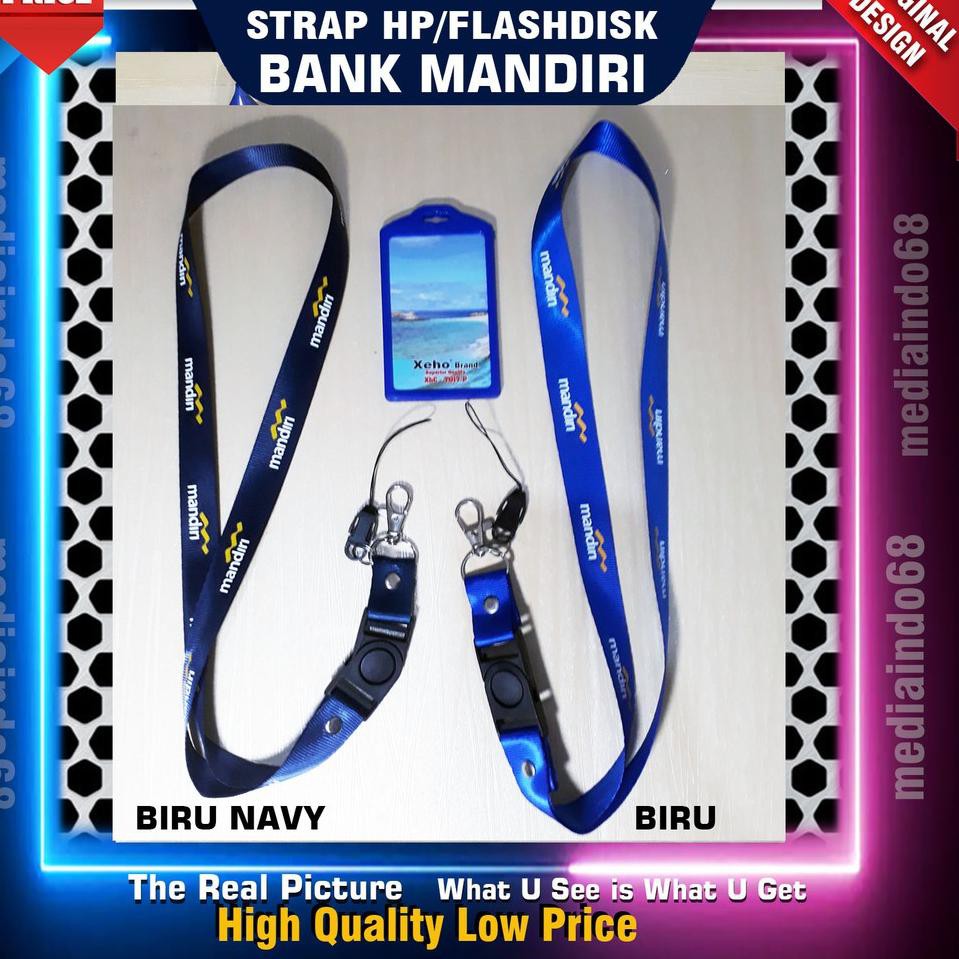 

Ready RFNMM BANK MANDIRI Lanyard ID CARD/Gantungan ID Card (Paket Murah) 87 Kirim Langsung