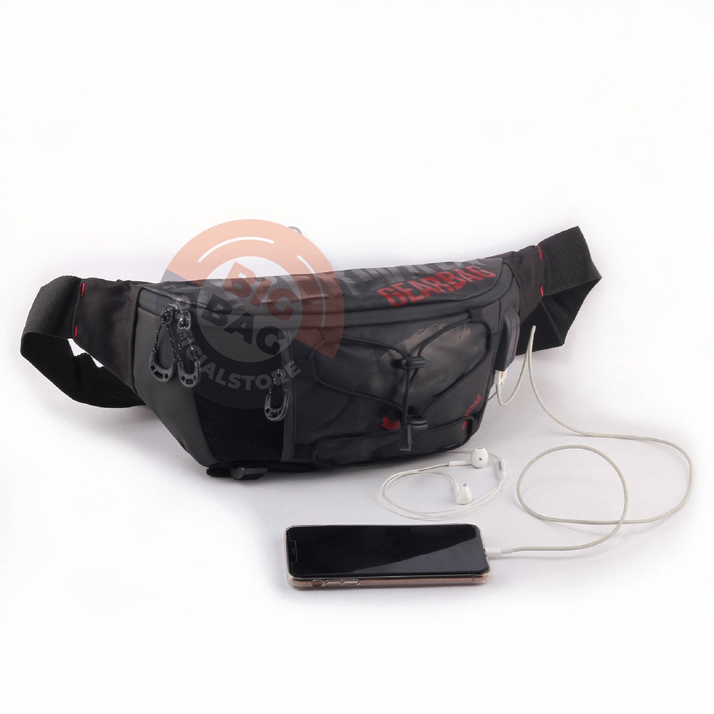 Tas Selempang GEAR BAG 13130 HYPER 2 in 1 PORT  Sports Bag - Slingbag - Waist bag Pria Best Seller