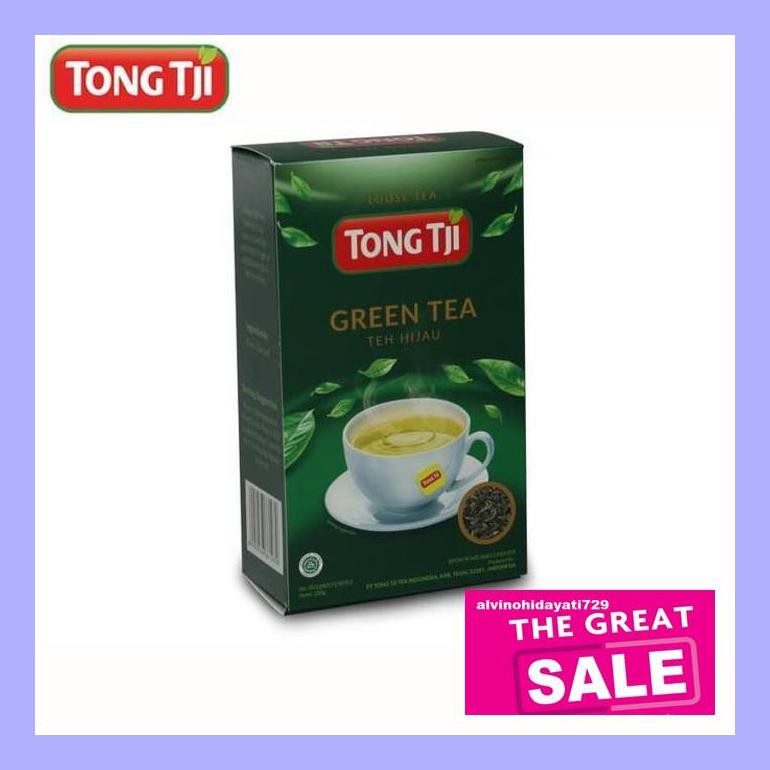 

A50Teh0 Tong Tji 100 Gram, Green Tea/Teh Hijau ( Loose Tea/ Teh Seduh) Te40Hs0