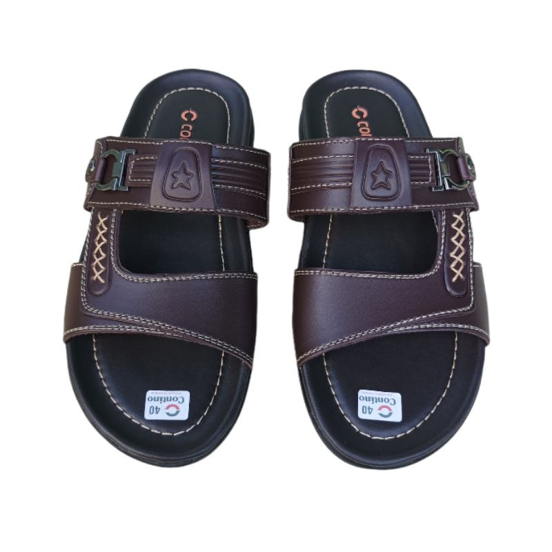 Sandal Casual Pria | Sandal Slop Pria | Sandal Kulit Pria | Sandal Pria