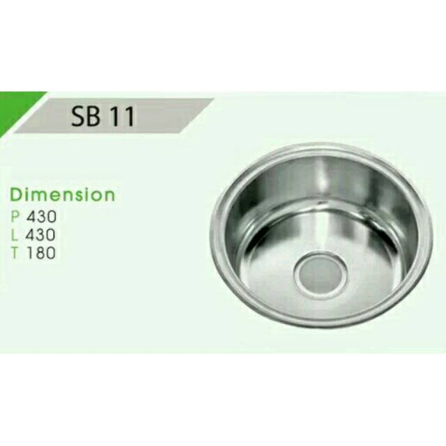 Sink Royal SB 11/Bak cuci piring bulat Royal