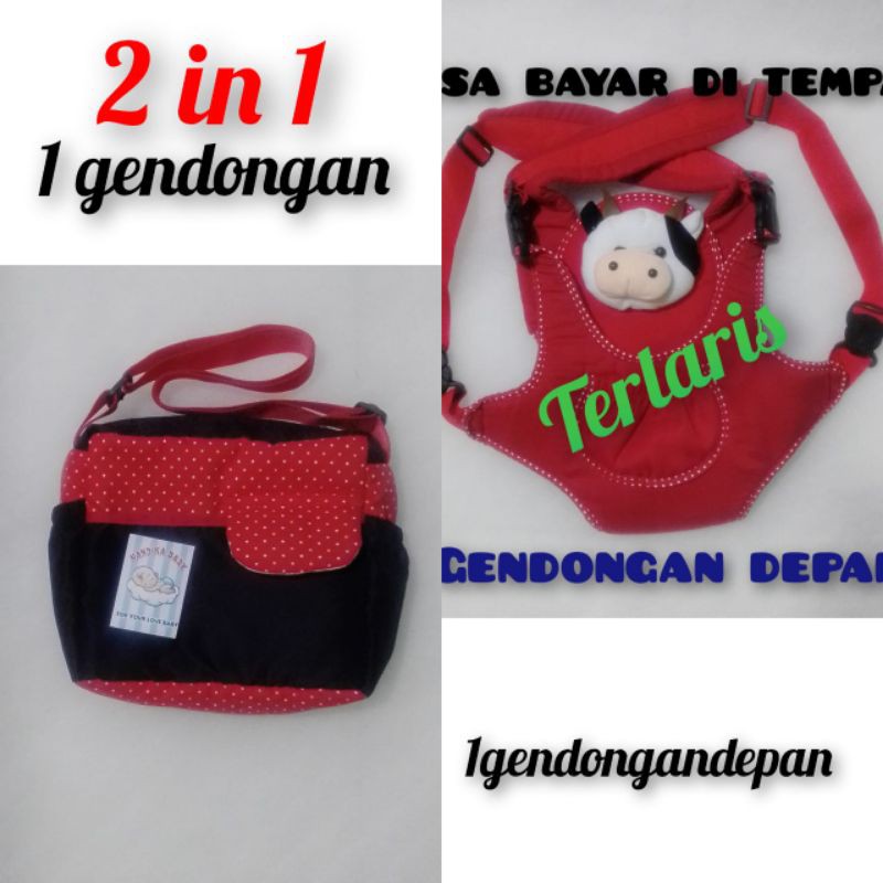 gendongan depan duduk ransel&amp; tas kecil rrn