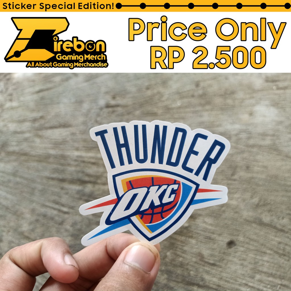 

Sticker Stiker Nba Oklahoma City Thunder