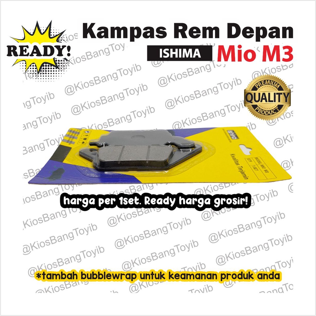 Kampas Rem Depan/Discpad Yamaha Mio M3 (ISHIMA)