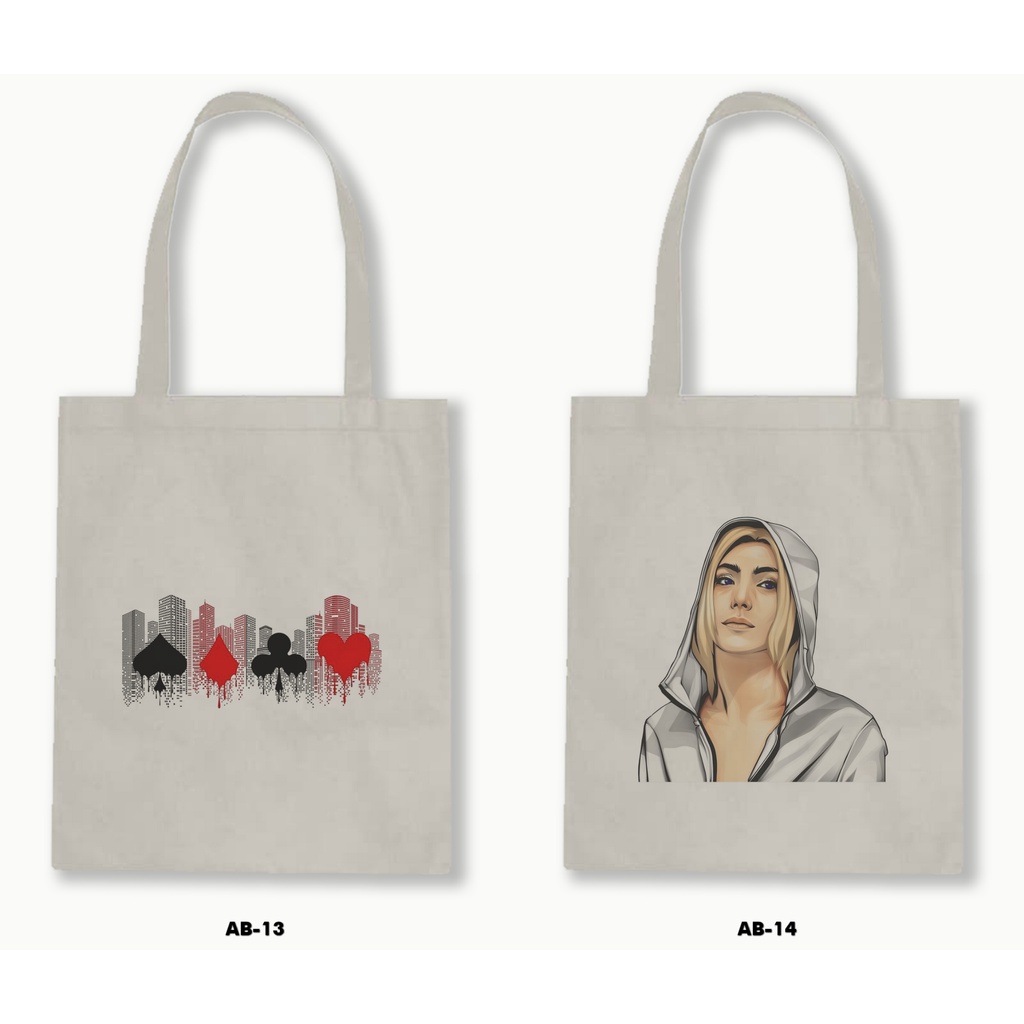 TOTE BAG BLACU - ALICE IN BORDERLAND / NETFLIX SERIES .01