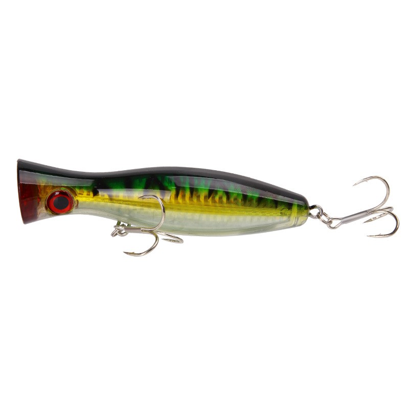SYFishing 1Pcs Big Popper Fishing Lure 13cm 40g Swimbait Umpan Pancing Bass Wobbler Floating Bait Kail Ikan Tackle