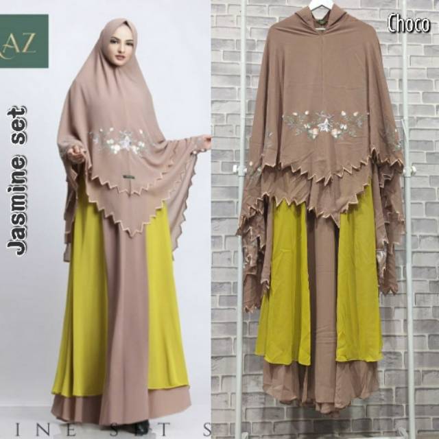 Jasmine set By Eldiaaz~ gamis original branded murah