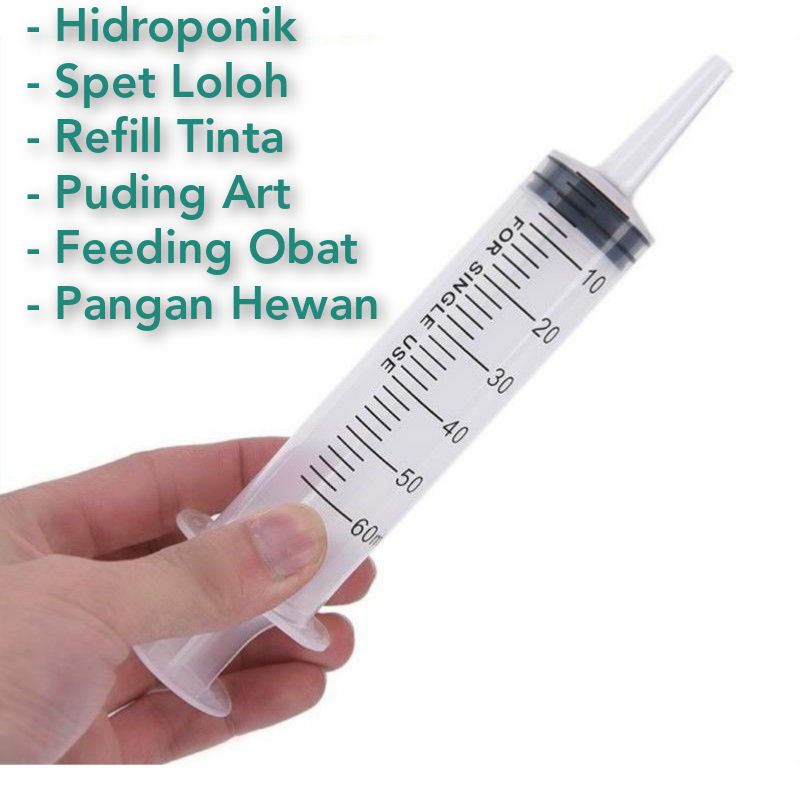 SPET LOLOHAN BURUNG SUNTIKAN BESAR 60Ml 100ML 150ML Suntikan burung parrot afgrey macaw kakatua besar spetan loloh Suntikan hidroponik spet kucing