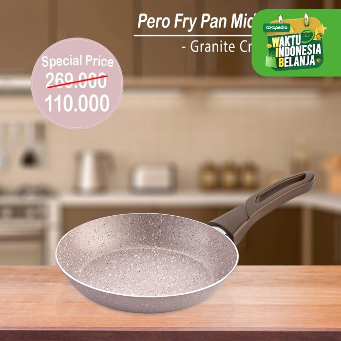 TERLARIS PERO FRY PAN MIDI 18CM - CREAMY