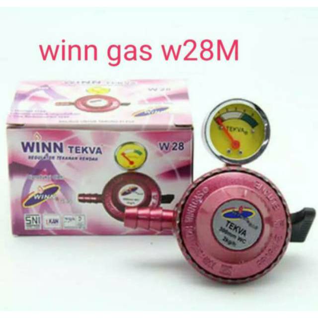 Winn Gas , W28 , W 28  ,, Win gas , Regulator LPG  ,  Meter